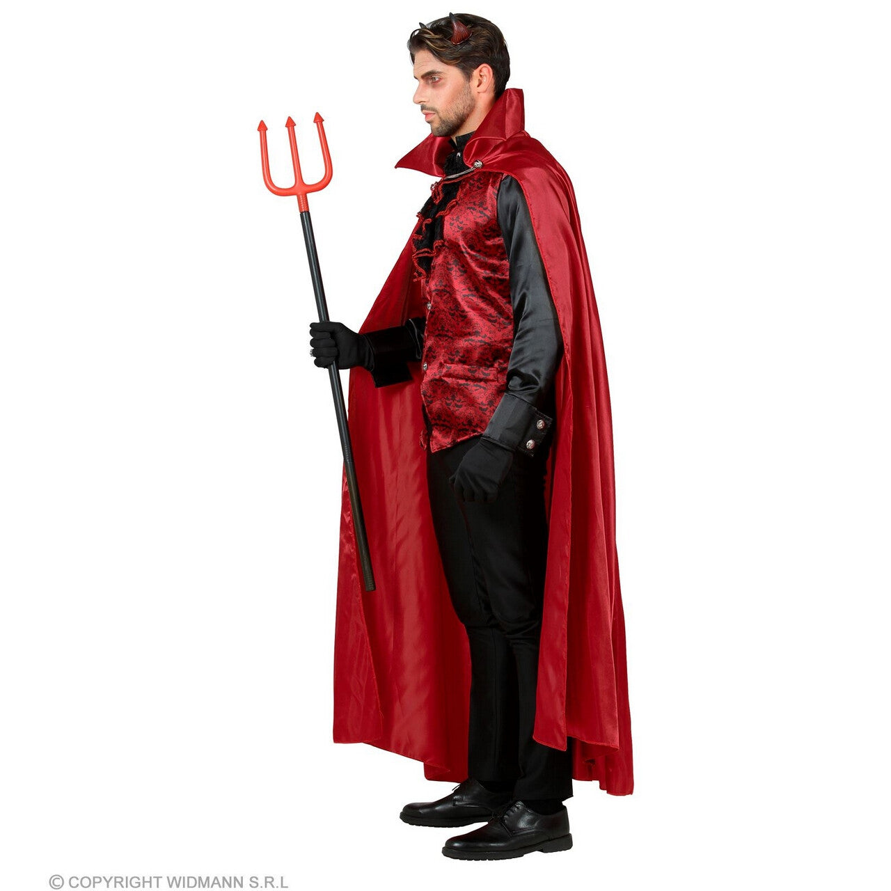 Op deze afbeelding zie je een Kostuums, van het merk Widmann. Duivel Des Duivels Lucifer Man Kostuum