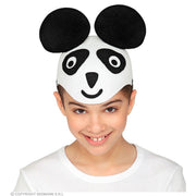 Op deze afbeelding zie je een Accessoires, van het merk Widmann. Panda Op Je Hoofd Hoed