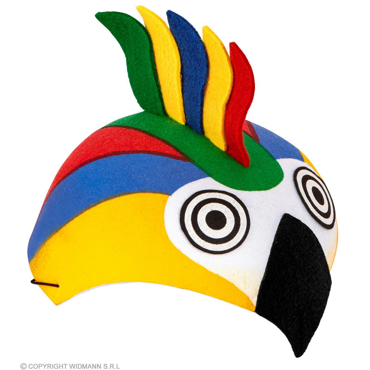 Op deze afbeelding zie je een Accessoires, van het merk Widmann. Pa Pa Pa Papegaai Op Je Hoofd Hoed