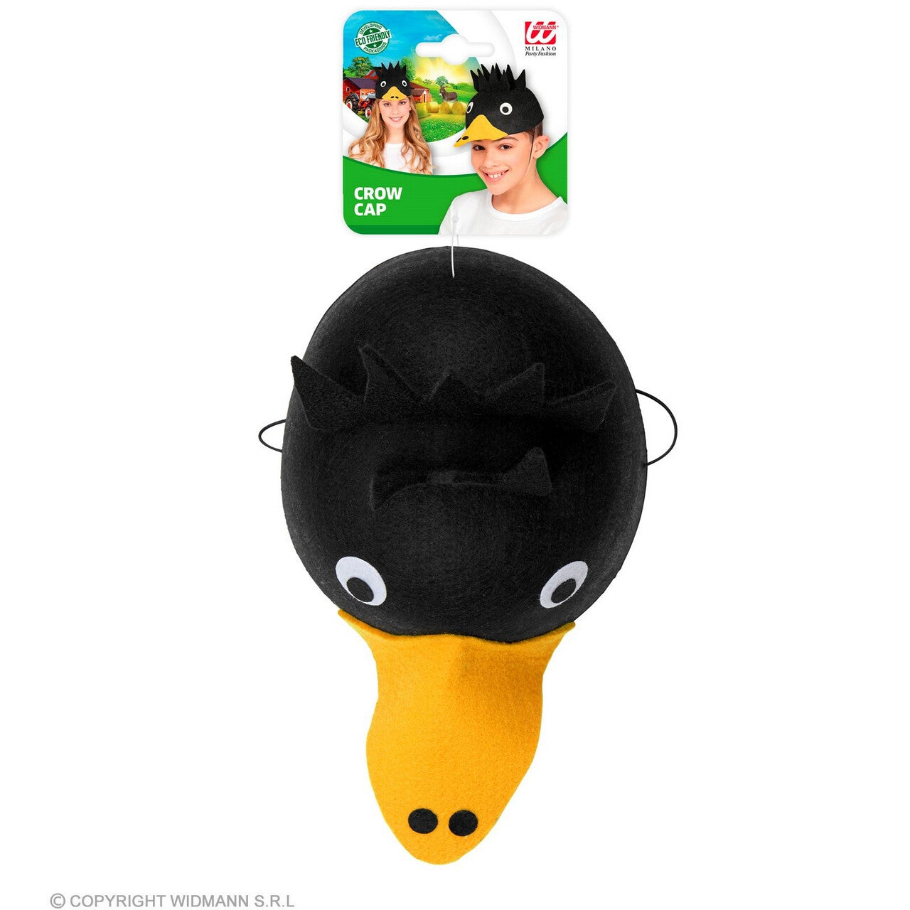Op deze afbeelding zie je een Accessoires, van het merk Widmann. Kraaien Als Een Kraai Hoed