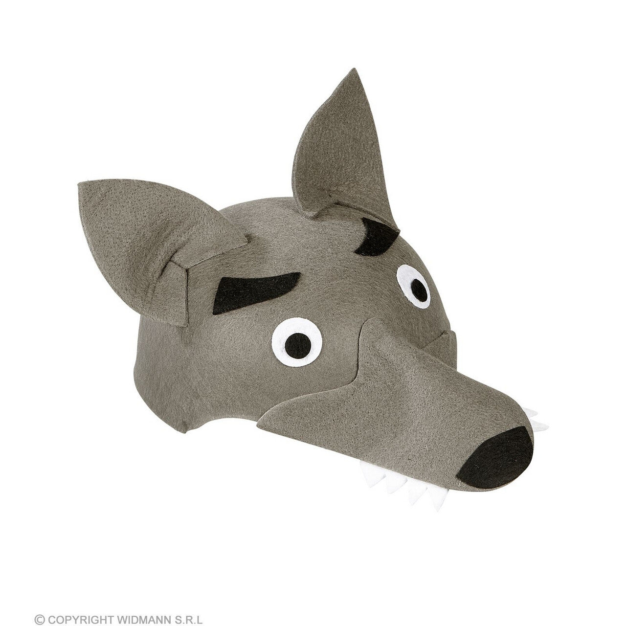 Op deze afbeelding zie je een Accessoires, van het merk Widmann. Grijze Boze Wolf Kind