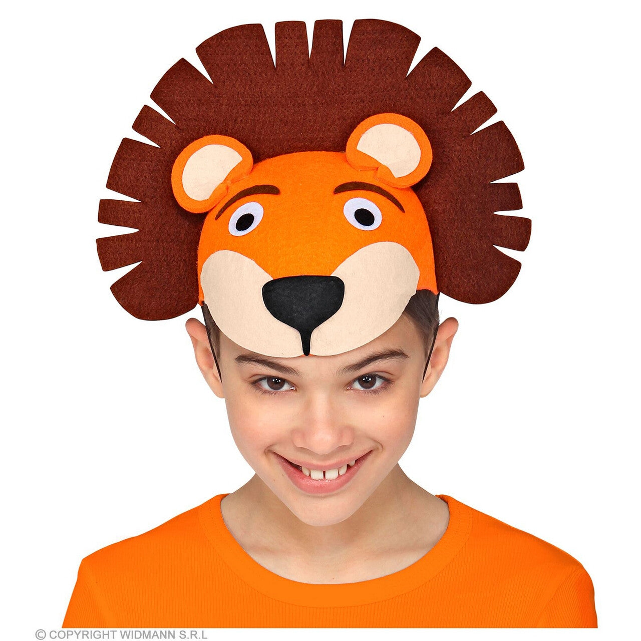Op deze afbeelding zie je een Accessoires, van het merk Widmann. Schreeuw Van De Leeuw Op Je Hoofd