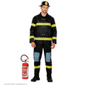 Vuurbestrijdende Levensredder Brandweerman Kostuum