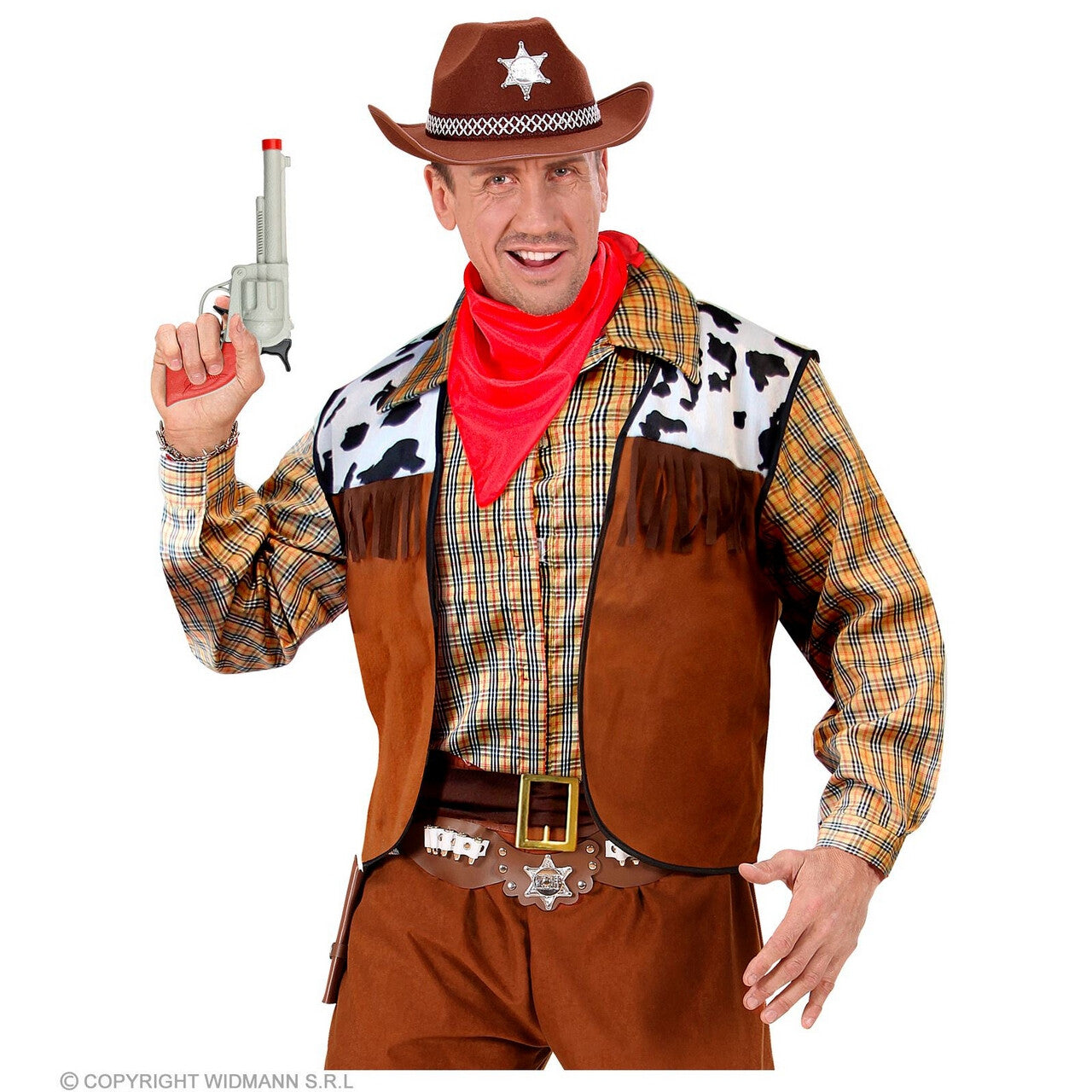 Op deze afbeelding zie je een Accessoires, van het merk Widmann. Stop Of Ik Schiet Pistool