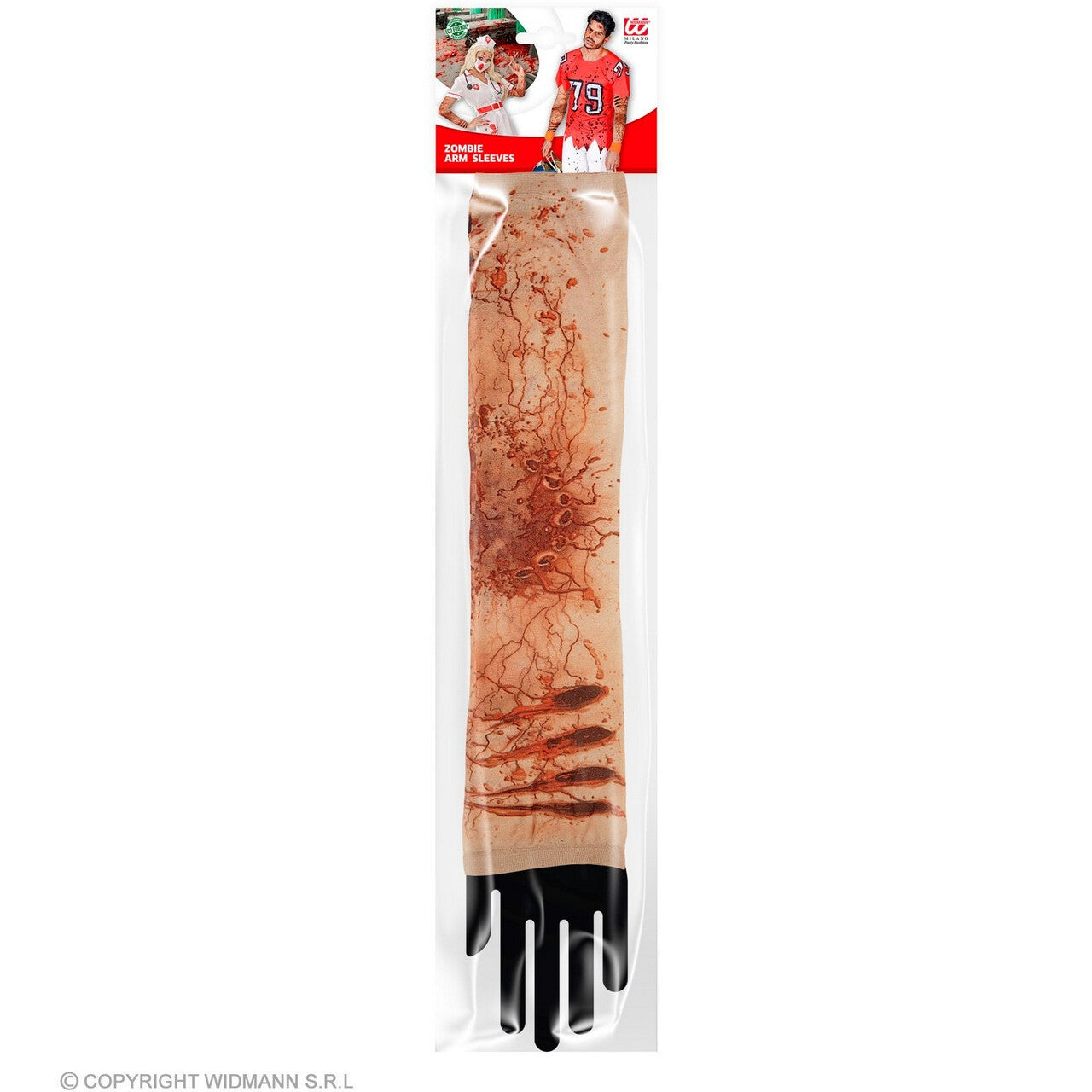 Op deze afbeelding zie je een Accessoires, van het merk Widmann. Tattoo Armen Ongelukkig Gewond
