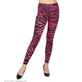 80s Legging Rockster Popster Neon Roze Vrouw