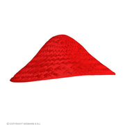 Op deze afbeelding zie je een Accessoires, van het merk Widmann. Rode Chinese Hoed Huang Xue