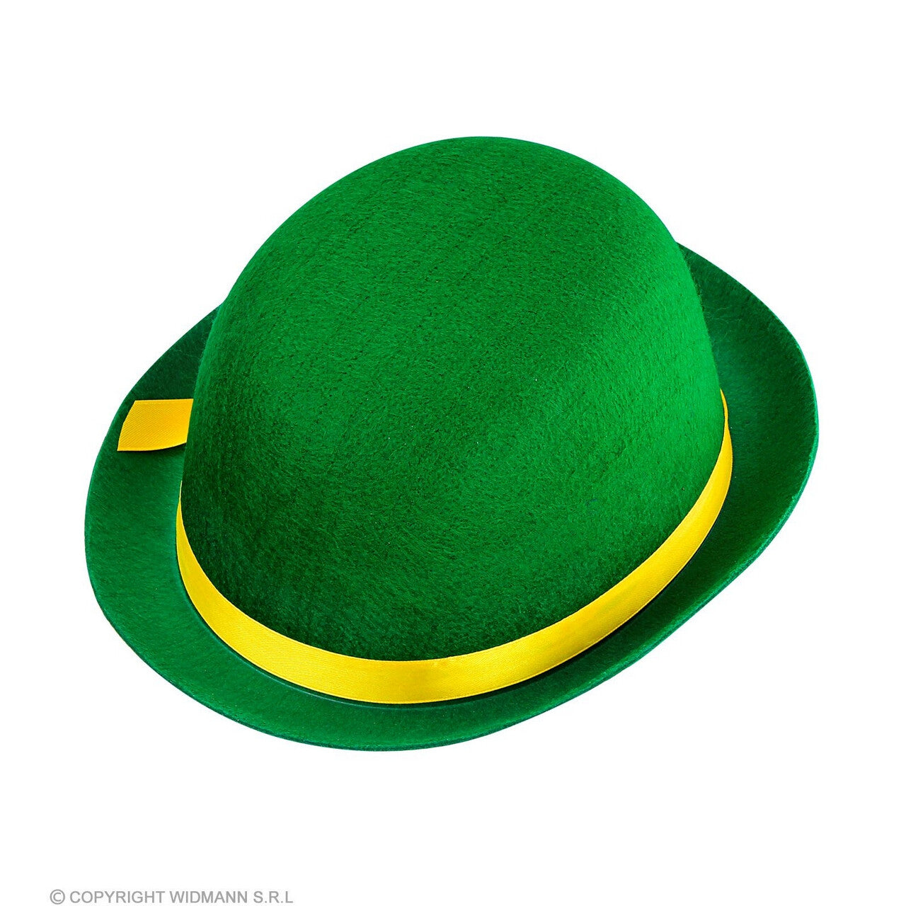 Op deze afbeelding zie je een Accessoires, van het merk Widmann. Bolhoed Lucky Kind Groen