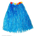 Lolana Hawaii Rokje Met Bloemenriem Lang 78 Centimeter, Blauw Vrouw