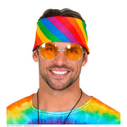 Op deze afbeelding zie je een Accessoires, van het merk Widmann. Bandana Regenboog 55 X 55 Centimeter