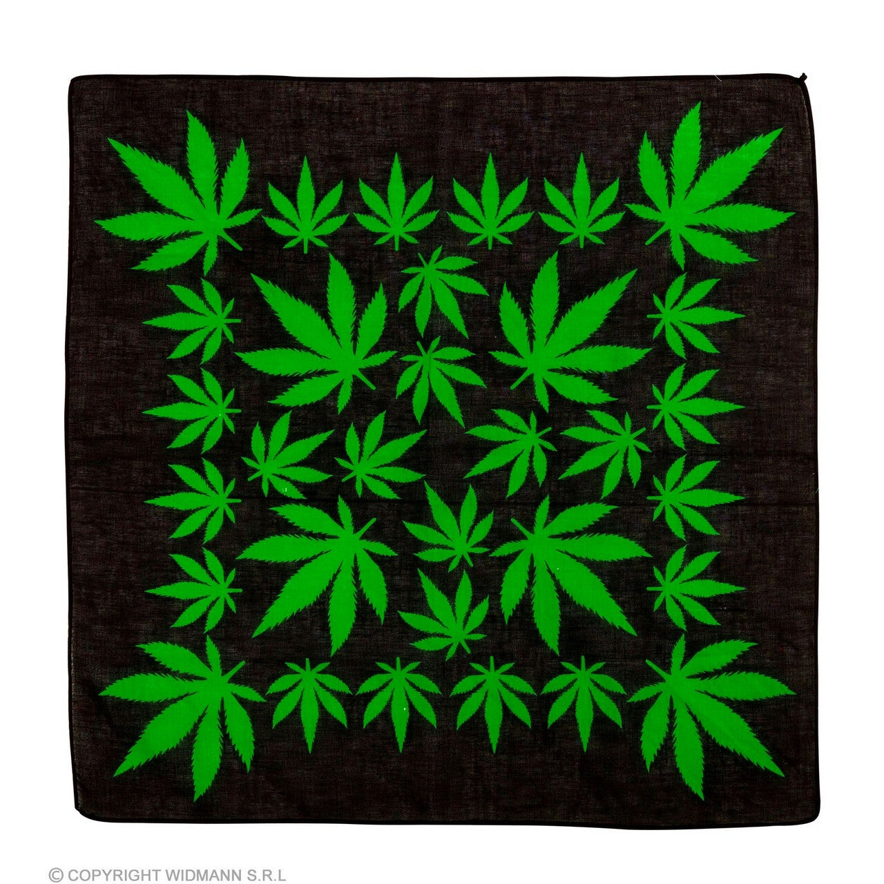 Op deze afbeelding zie je een Accessoires, van het merk Widmann. Bandana Wiet 55 X 55 Centimeter