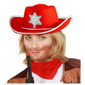 Beruchte Sheriff Van Kidstown Cowboyhoed Kind Rood
