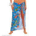Omslagdoek Hawaii Beach Style Blauw Vrouw