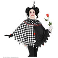 Harlekijn Zwart Wit Poncho Kind Kind