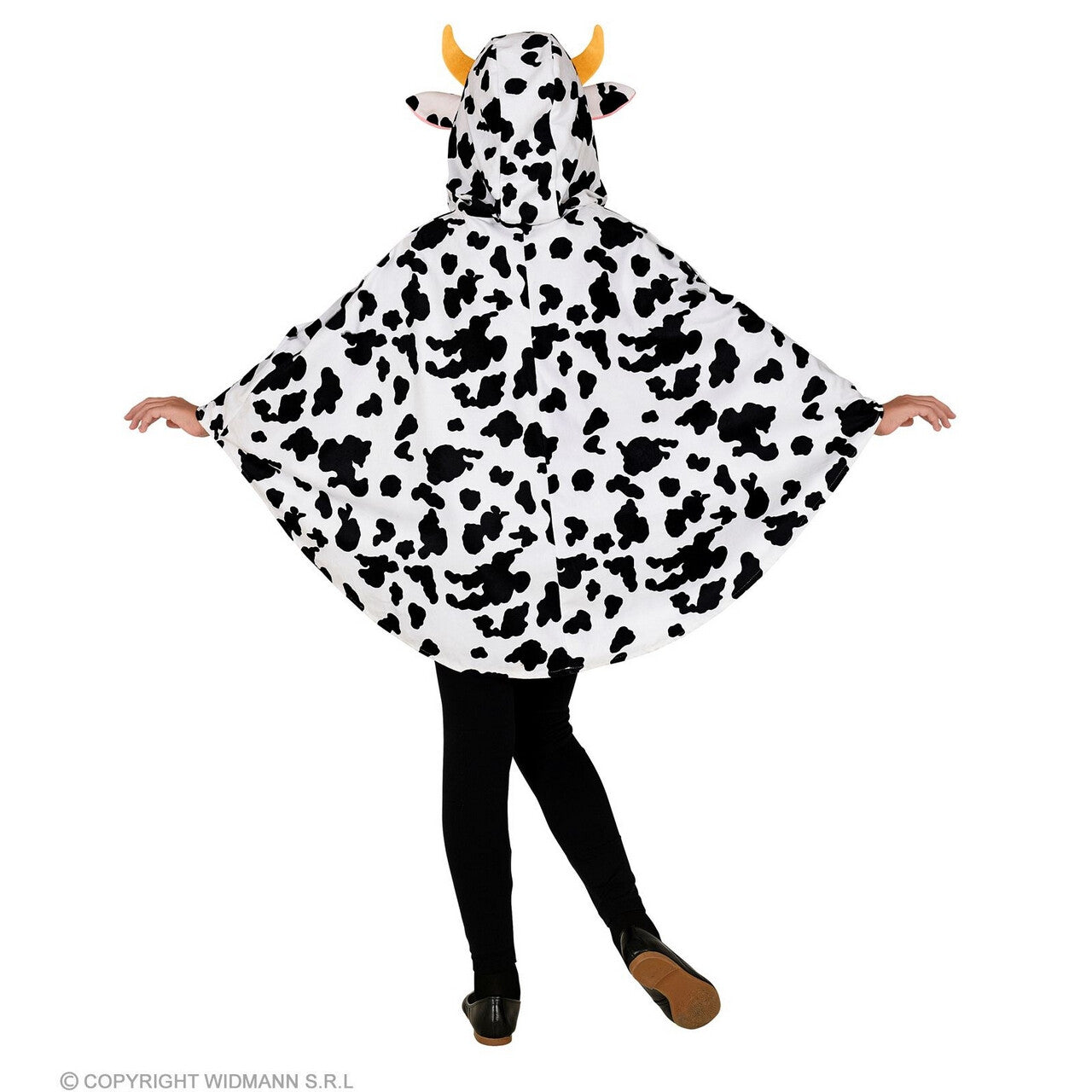 Op deze afbeelding zie je een Kostuums, van het merk Widmann. Berta Nummer 1 Koe Poncho Kind Kind
