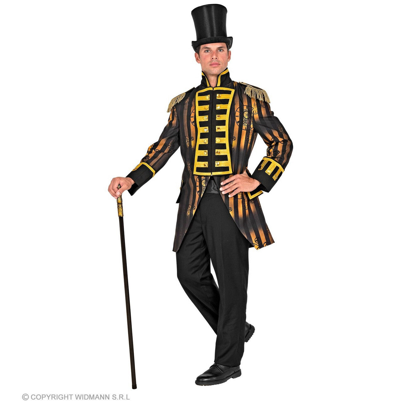 Op deze afbeelding zie je een Kostuums, van het merk Widmann. Tijdloze Parade Jas Steampunk Man