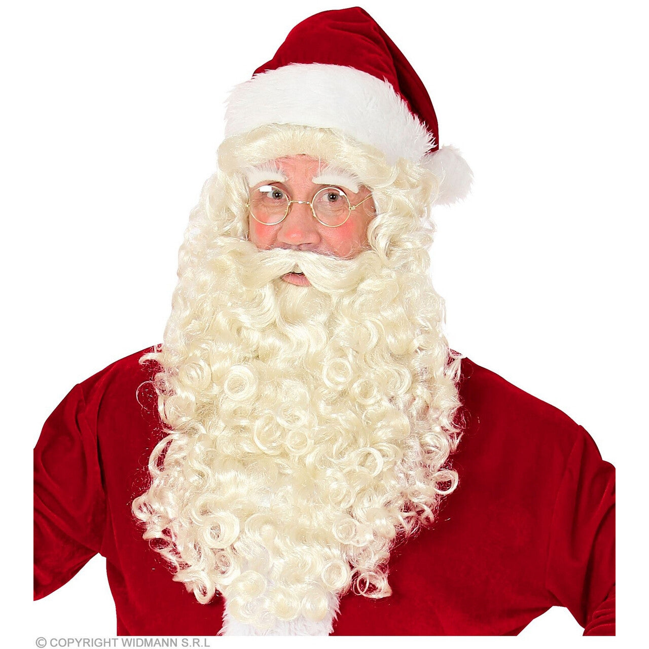 Op deze afbeelding zie je een Accessoires, van het merk Widmann. December Set Sinterklaasbaard En Pruik