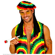 Op deze afbeelding zie je een Accessoires, van het merk Widmann. Als Een Rastafari Accessoire Set