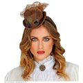 Mini Hoge Hoed Steampunk Bruin