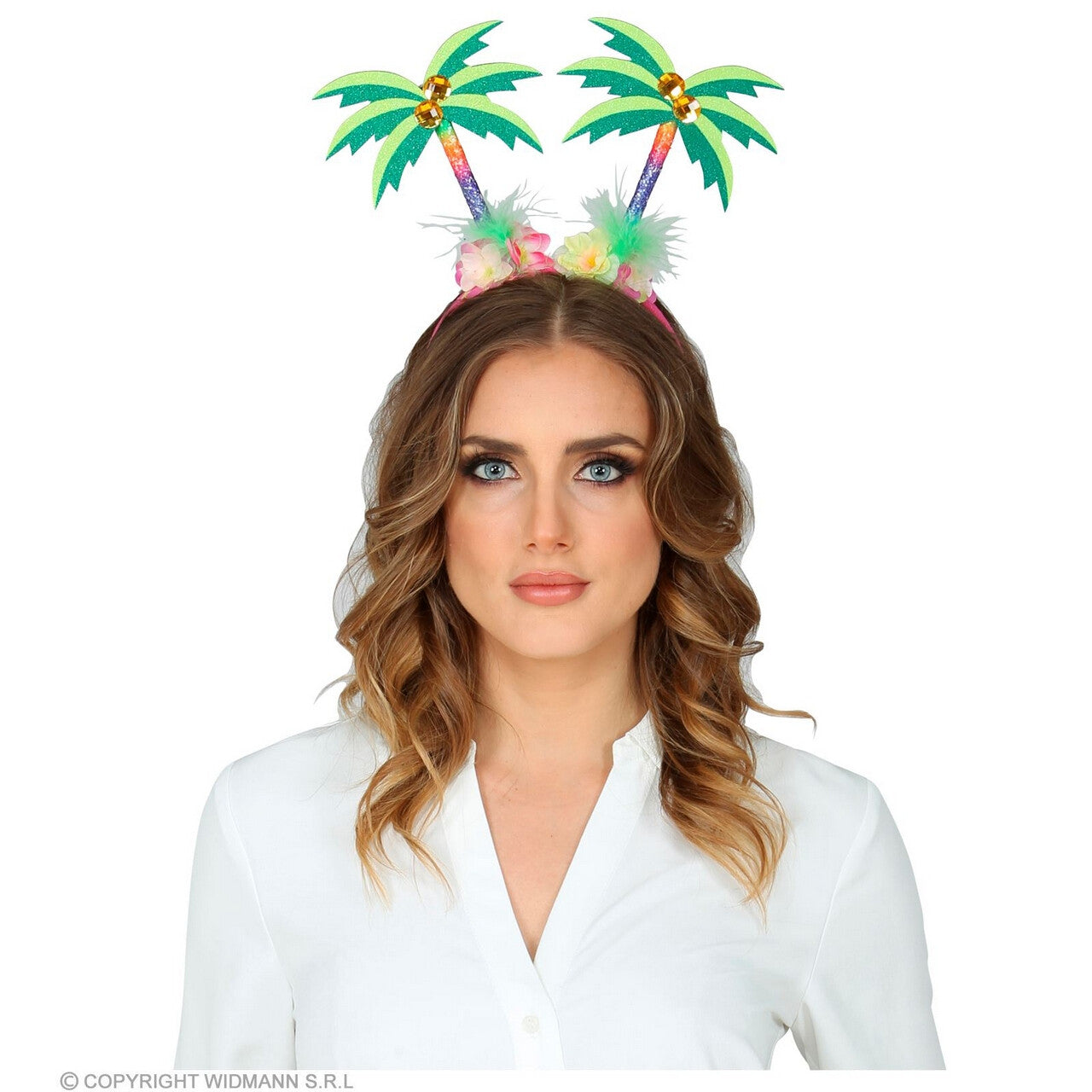 Op deze afbeelding zie je een Accessoires, van het merk Widmann. Beach Style Palmbomen Bopper