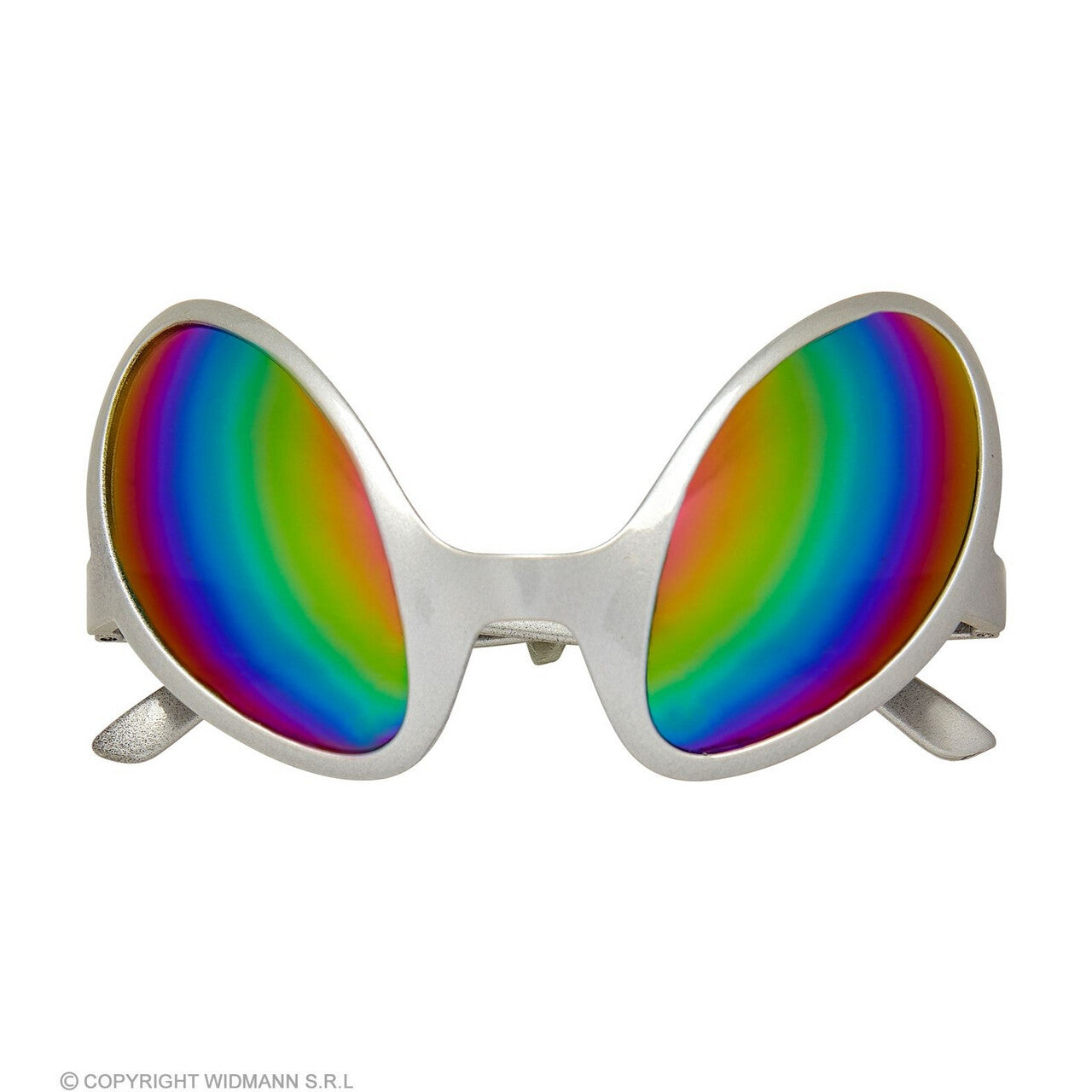 Op deze afbeelding zie je een Accessoires, van het merk Widmann. Freaky Alien Vlieg Bril