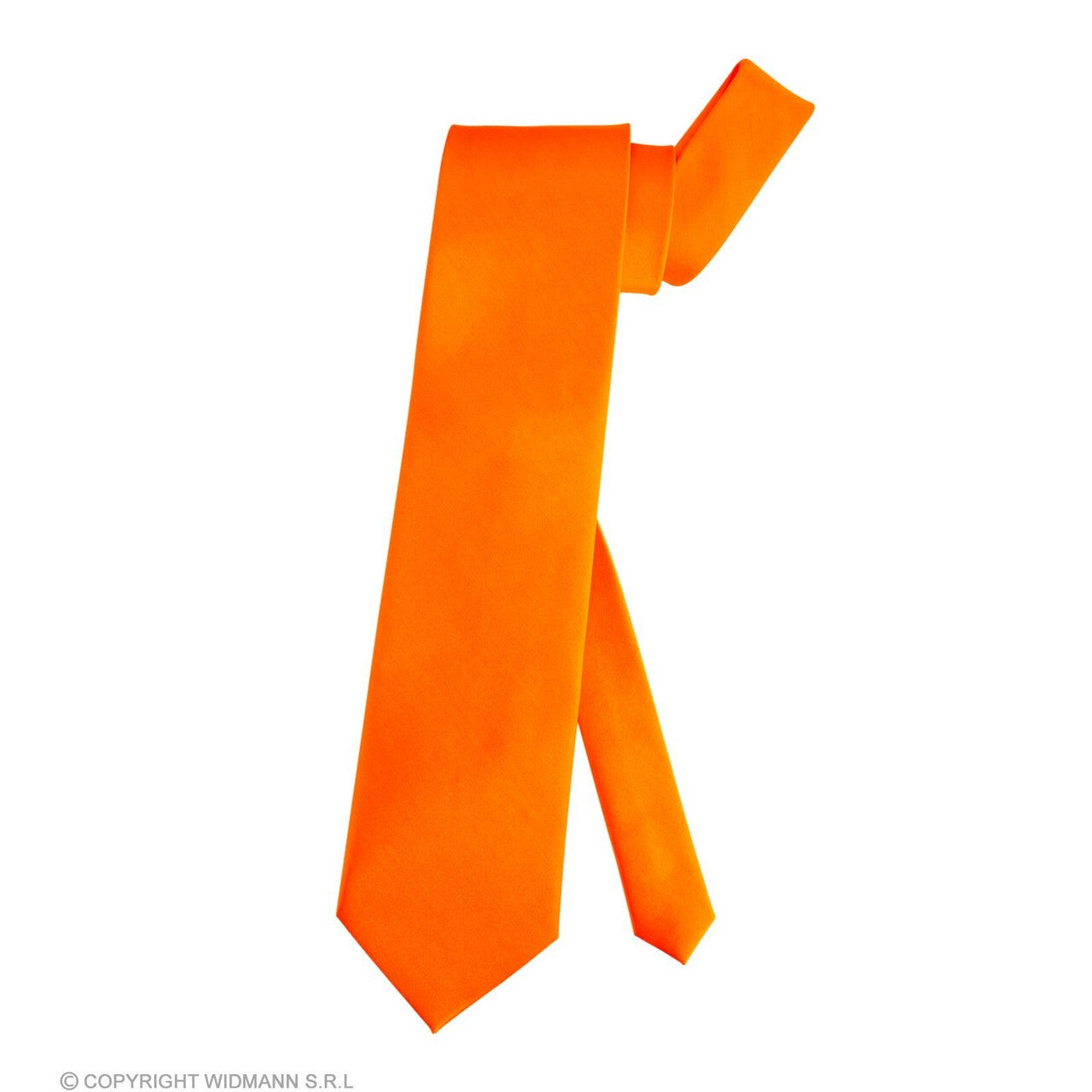 Op deze afbeelding zie je een Accessoires, van het merk Widmann. Glimmende Funky Neon Oranje Stropdas