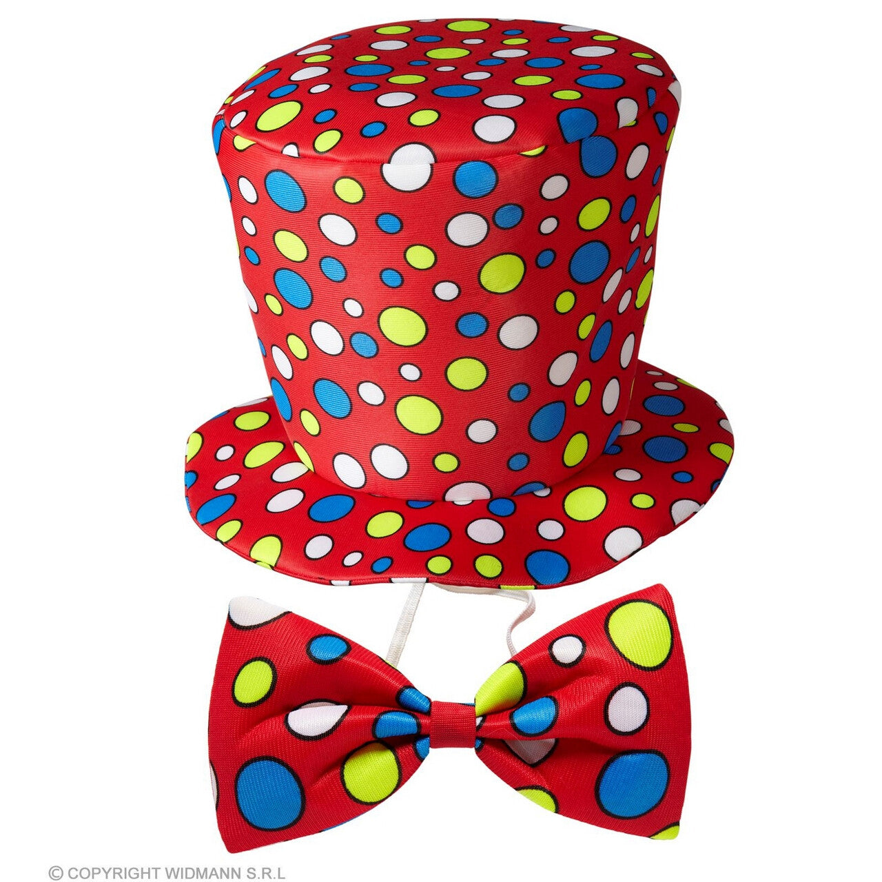 Op deze afbeelding zie je een Accessoires, van het merk Widmann. Dotsie De Grappige Clown Set Rood