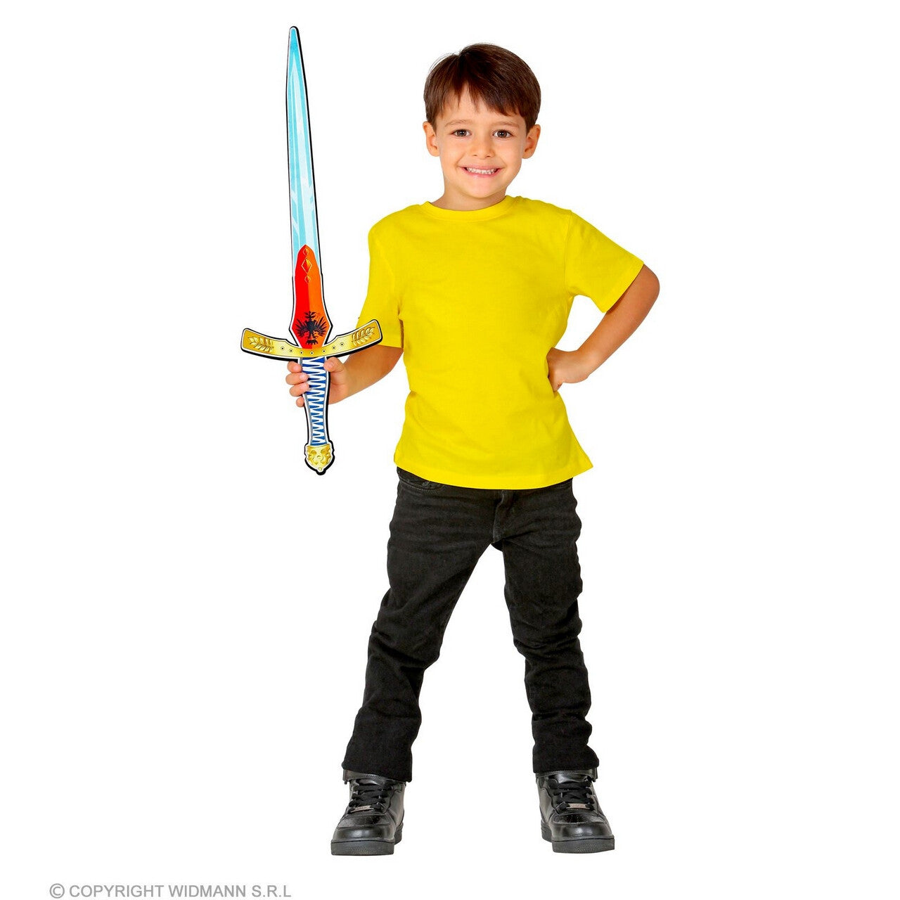 Op deze afbeelding zie je een Accessoires, van het merk Widmann. Zwaard Van Moedige Ridder Arthur