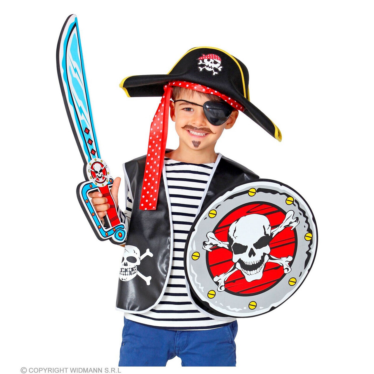 Op deze afbeelding zie je een Accessoires, van het merk Widmann. Beruchte Piraat Brutus Van Skoll Eiland