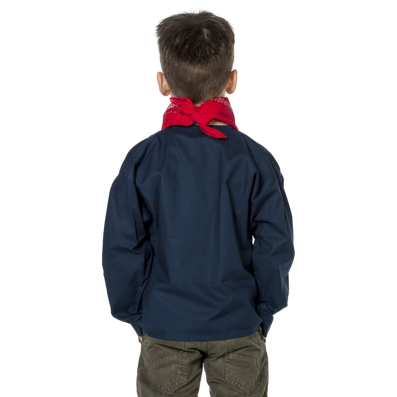 Op deze afbeelding zie je een Kostuums, van het merk Wilbers. Boerenkiel Origineel Blauw Kind Kind
