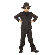 Op deze afbeelding zie je een Kostuums, van het merk Wilbers. Mega Koele Gangster Jongen Kostuum