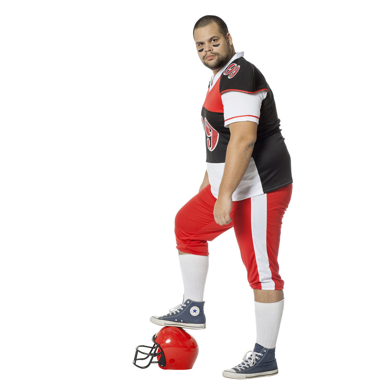 Op deze afbeelding zie je een Kostuums, van het merk Wilbers. American Football End Zone Man Kostuum
