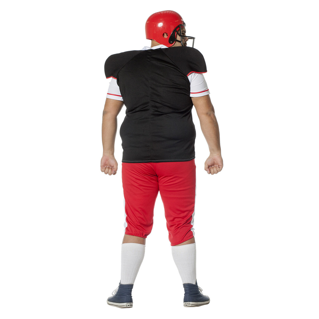 Op deze afbeelding zie je een Kostuums, van het merk Wilbers. American Football End Zone Man Kostuum