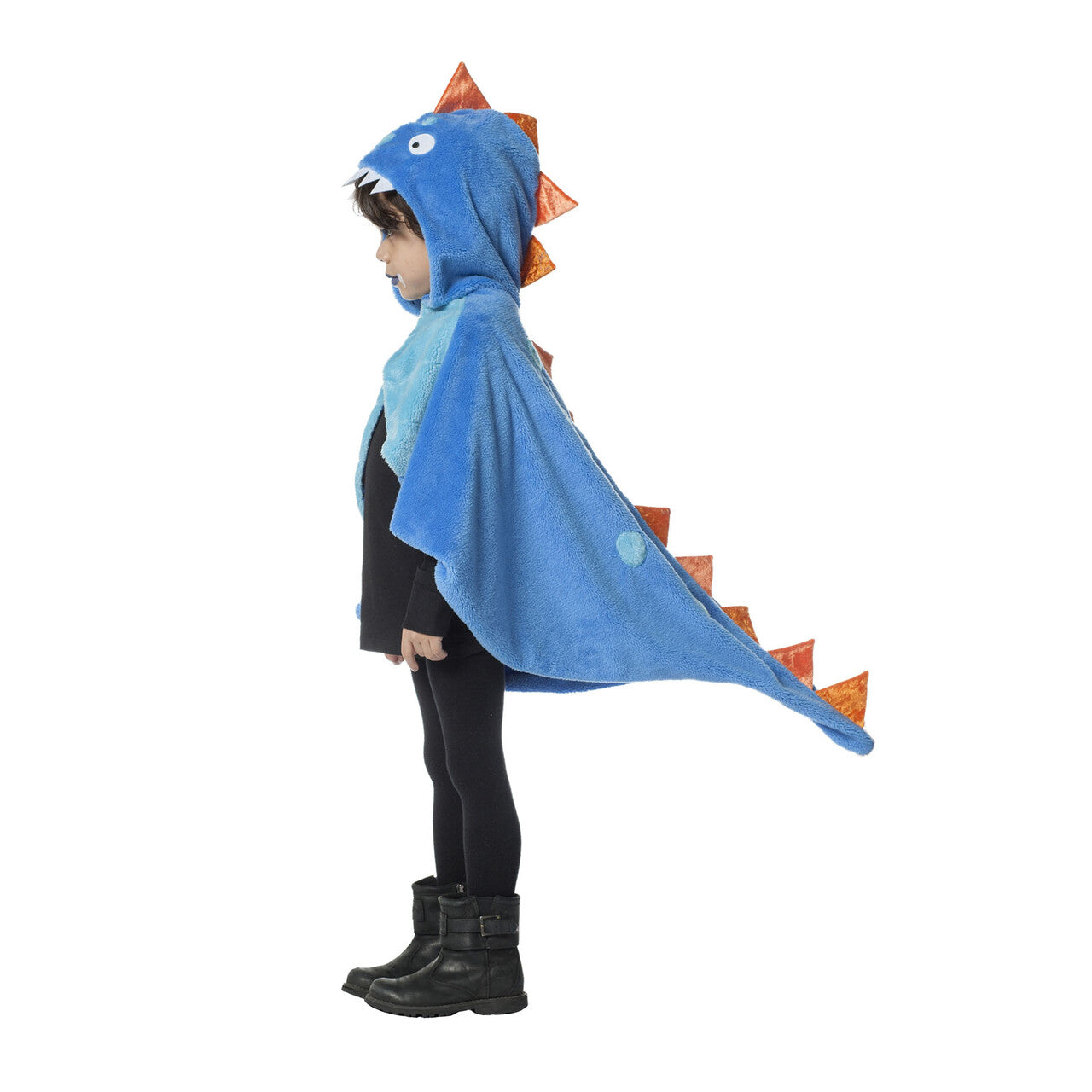 Op deze afbeelding zie je een Kostuums, van het merk Wilbers. Cape Dino Dany Kind