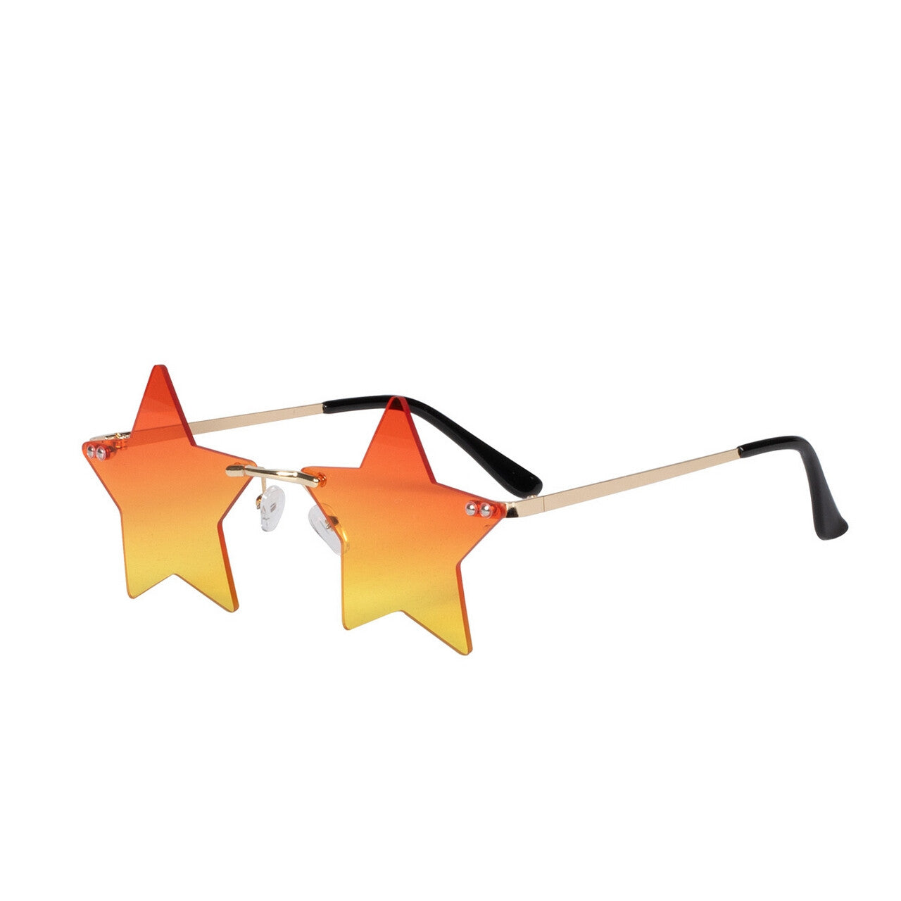 Op deze afbeelding zie je een Accessoires, van het merk Wilbers. Star Factor Bril Oranje