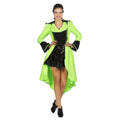 Luxe Jas Livrei Neon Groen Vrouw