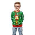 Kersttrui Groen Met Rendier Kind Kind