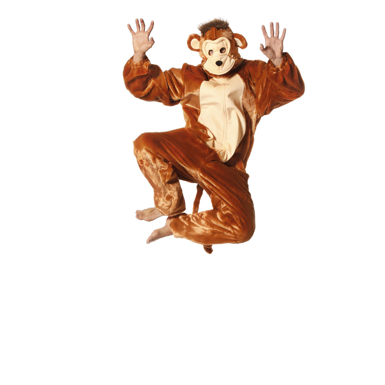 Op deze afbeelding zie je een Kostuums, van het merk Wilbers. Slinger Aap Kongo Man Kostuum