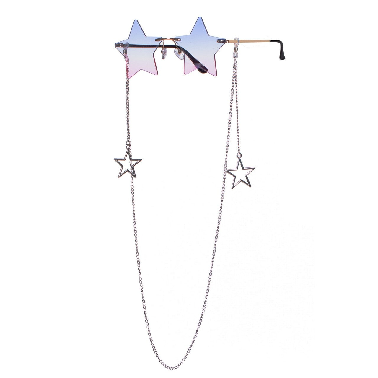 Op deze afbeelding zie je een Accessoires, van het merk Wilbers. Starlight Bril Met Ketting