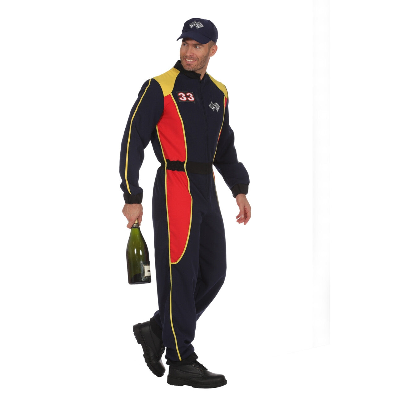 Op deze afbeelding zie je een Kostuums, van het merk Wilbers. Overall Formule 1 Max Man Kostuum