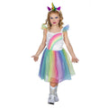 Fantasie Eenhoorn Regenboog Fabel Meisje Kostuum