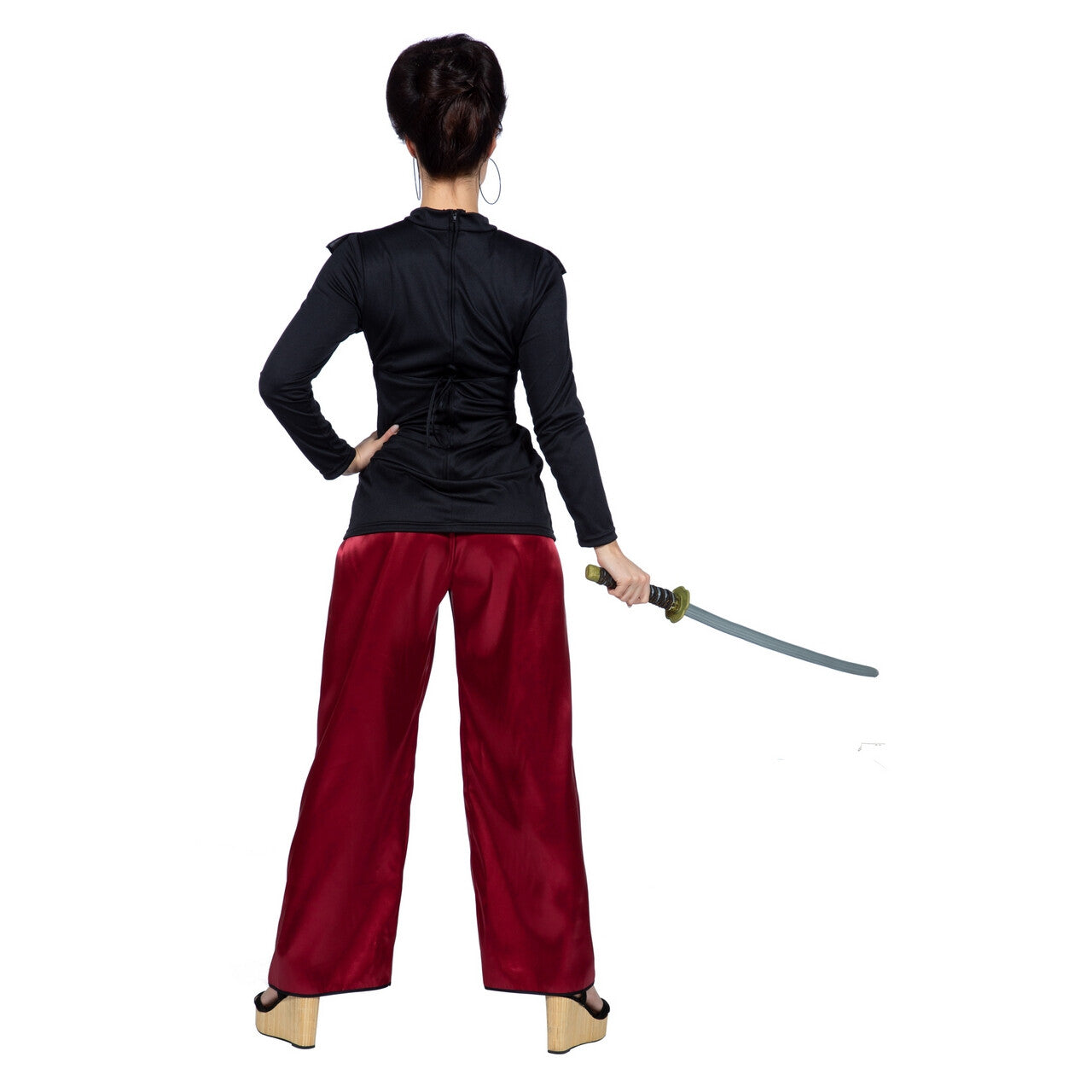 Op deze afbeelding zie je een Kostuums, van het merk Wilbers. Onverstoorbare Samurai Krijger Japan Vrouw Kostuum