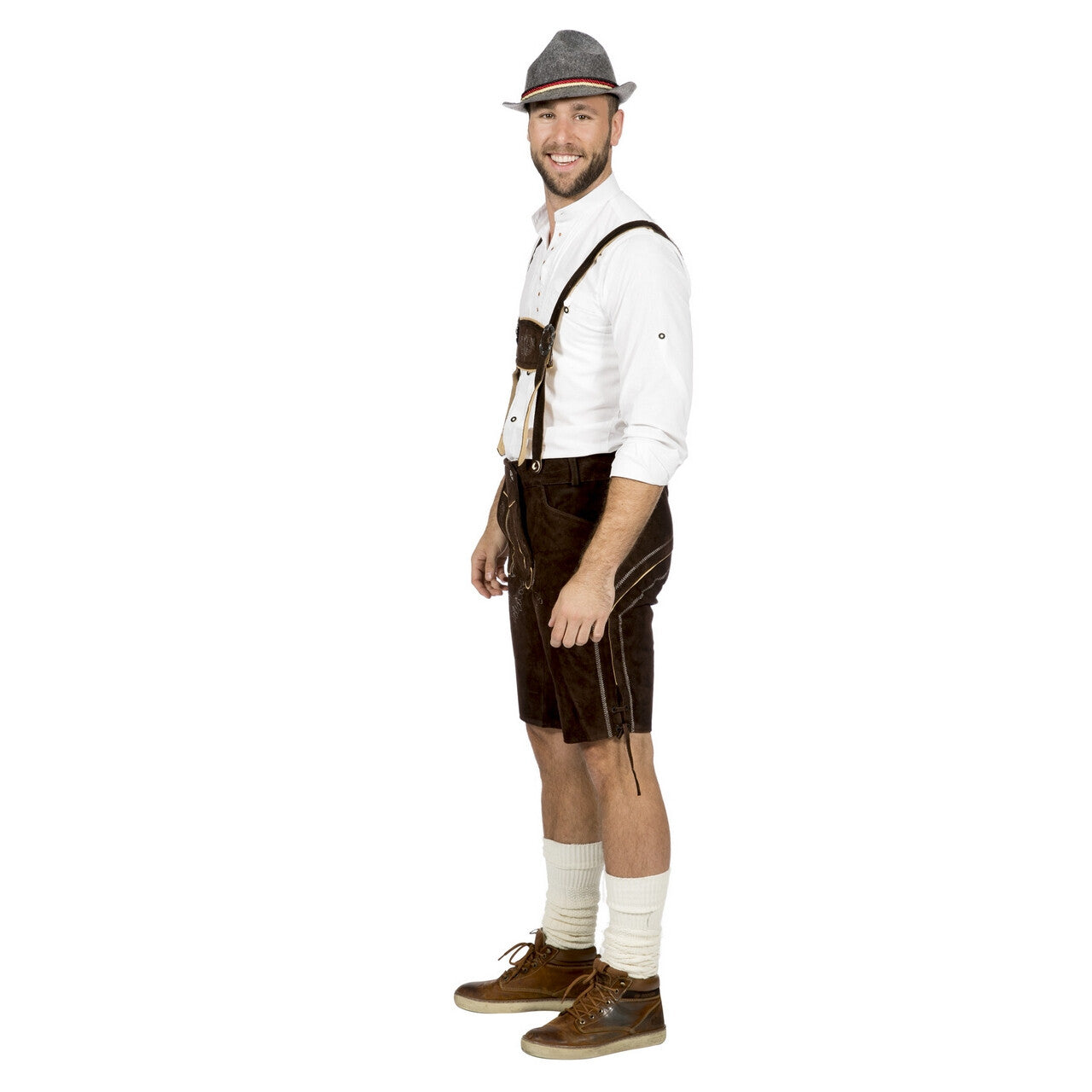 Op deze afbeelding zie je een Kostuums, van het merk Wilbers. Bierfeest Lederhosen Duitse Dorstige Dieter Man