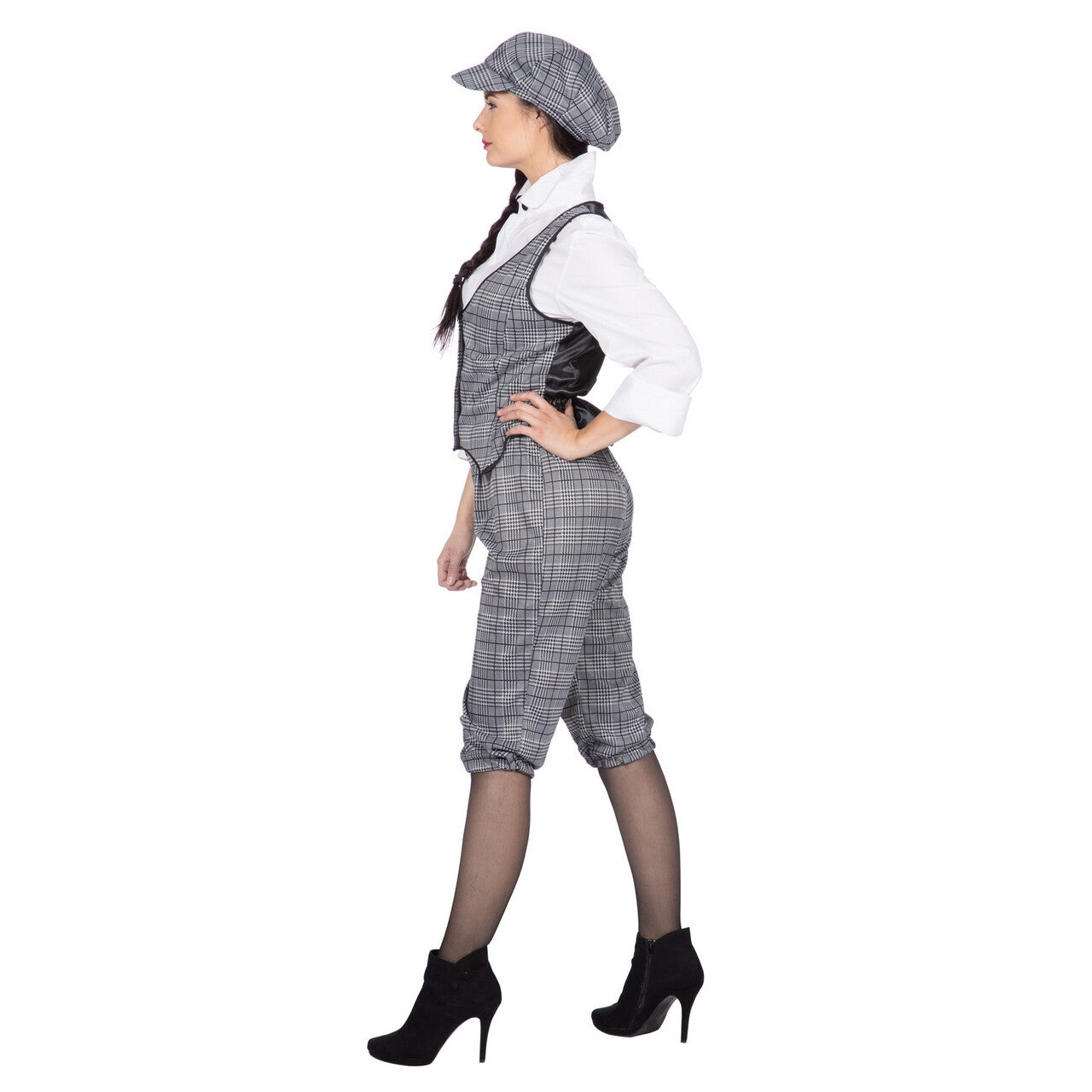 Op deze afbeelding zie je een Kostuums, van het merk Wilbers. Set Roaring 20s Lizzie Eastender Vrouw Kostuum