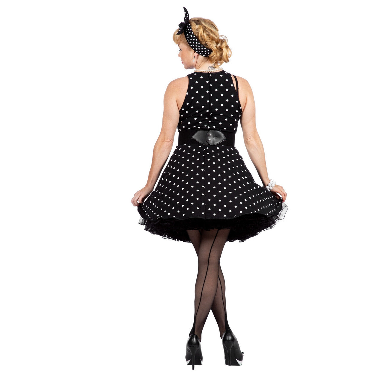 Op deze afbeelding zie je een Kostuums, van het merk Wilbers. Rockabilly Jurk Dottie Dansdame Vrouw
