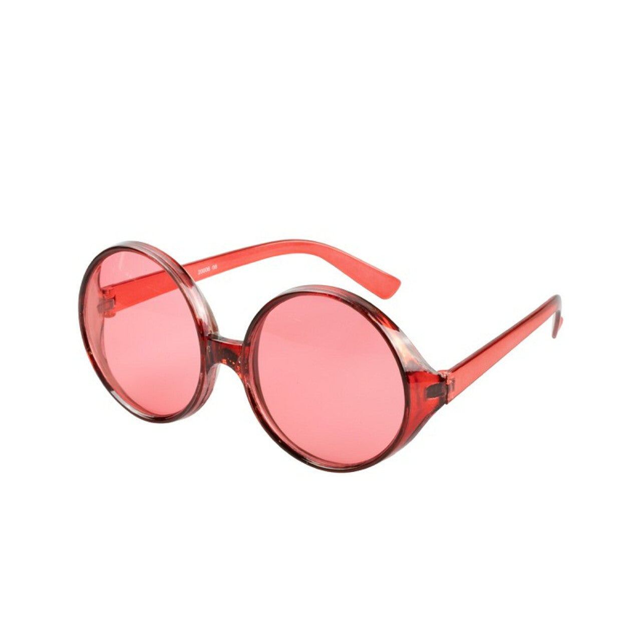 Op deze afbeelding zie je een Accessoires, van het merk Wilbers. Hippie Festival Rode Zonnebril