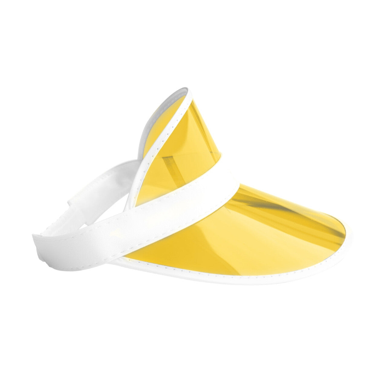 Op deze afbeelding zie je een Accessoires, van het merk Wilbers. Retro Hou Je Gele Festival Zonneklep