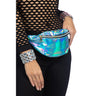 Metallic 80s Blauw Wow Festival Heuptas