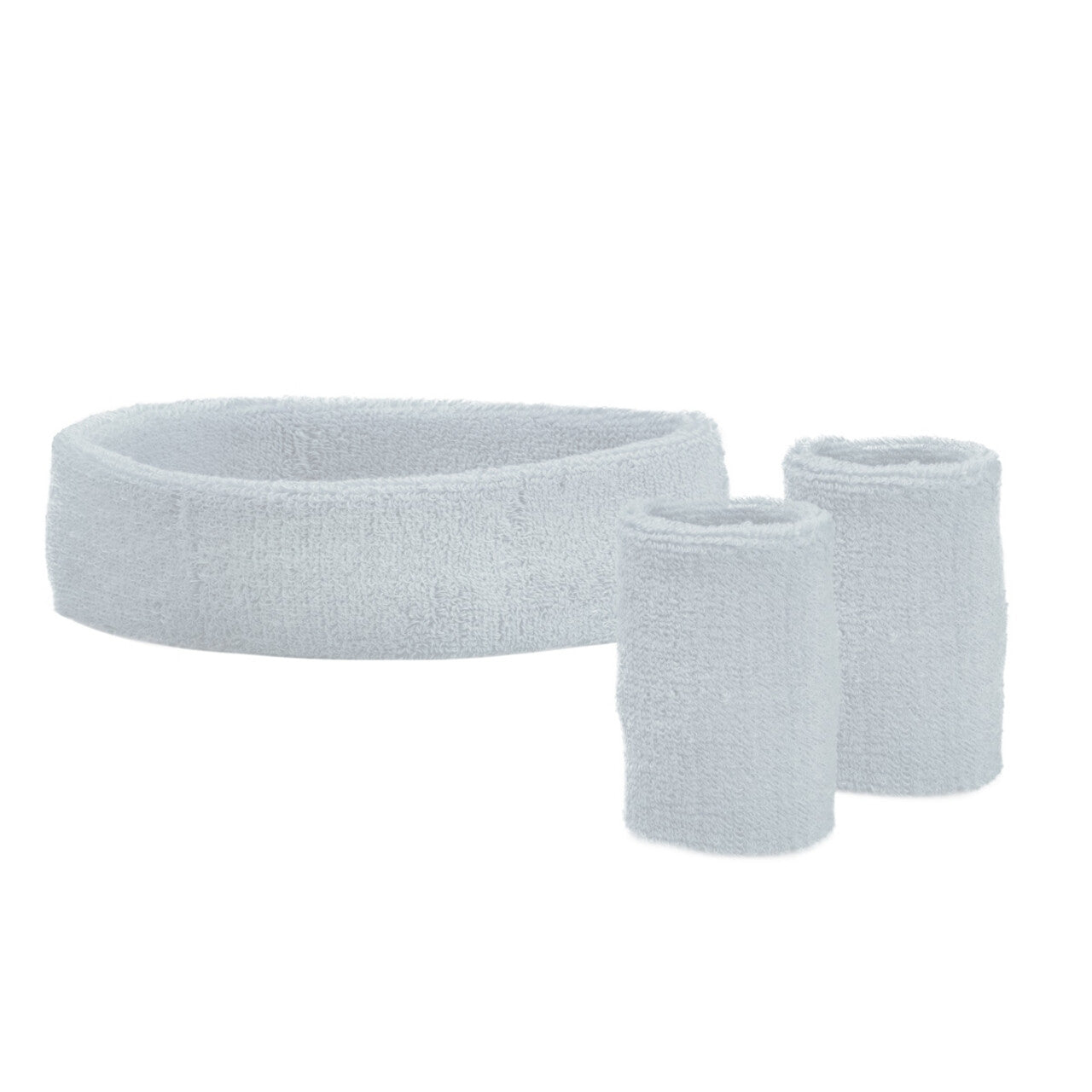 Op deze afbeelding zie je een Accessoires, van het merk Wilbers. Sport Je Gek Zweetband Set Memphis Wit