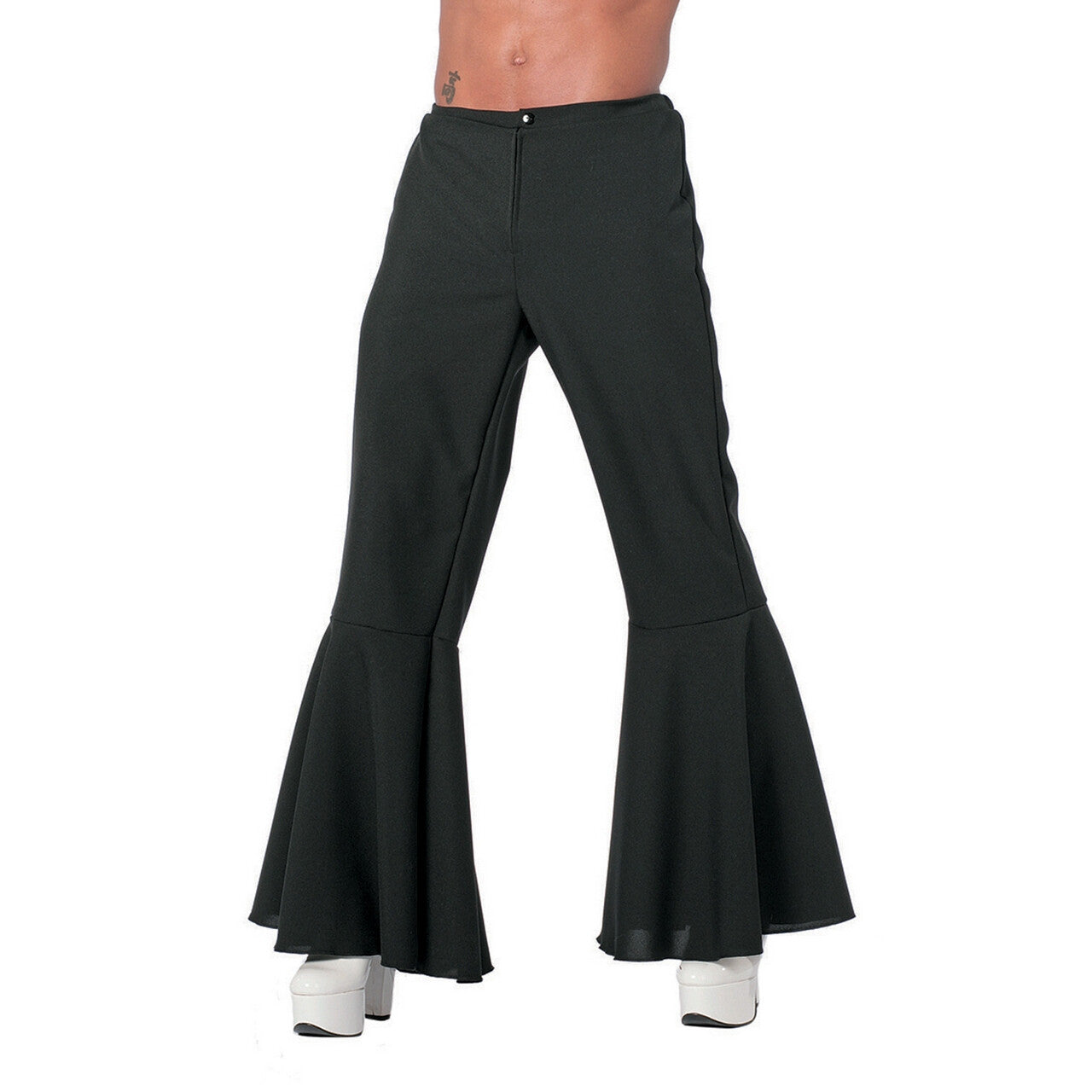 Op deze afbeelding zie je een Accessoires, van het merk Wilbers. Zwarte Hippie Broek Bi-Stretch